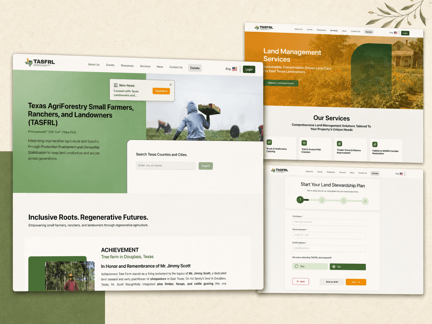 Texas AgriForestry Small Farmers, Ranchers, And Landowners (TASFRL)